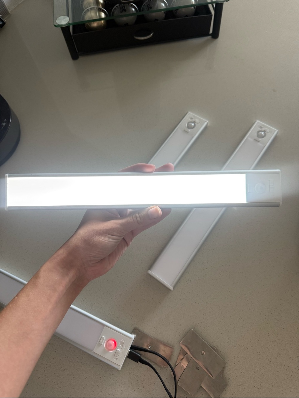 Motion censored rechargeable lights